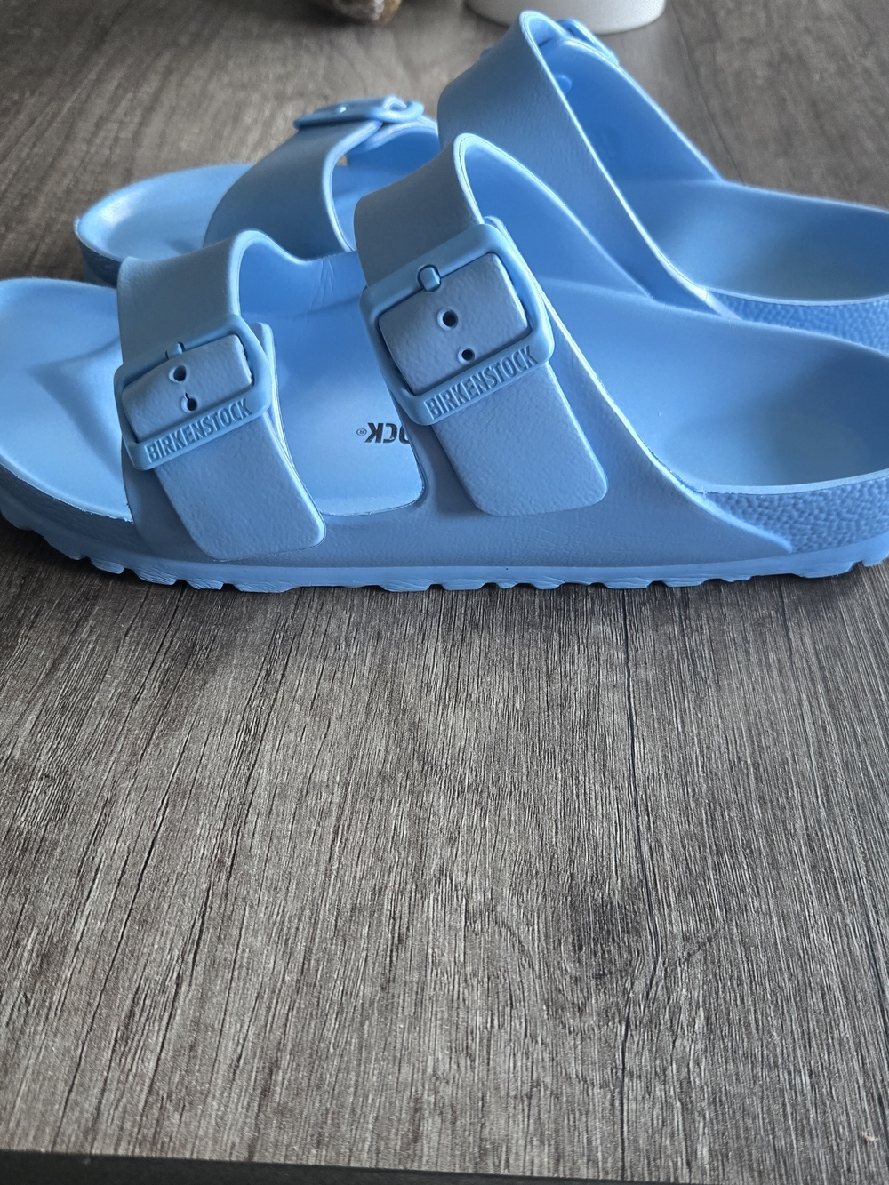 Birkenstock Arizona EVA Shoes Sky Blue Women's Size 8 39 Waterproof Slide Sandal - Picture 7 of 13